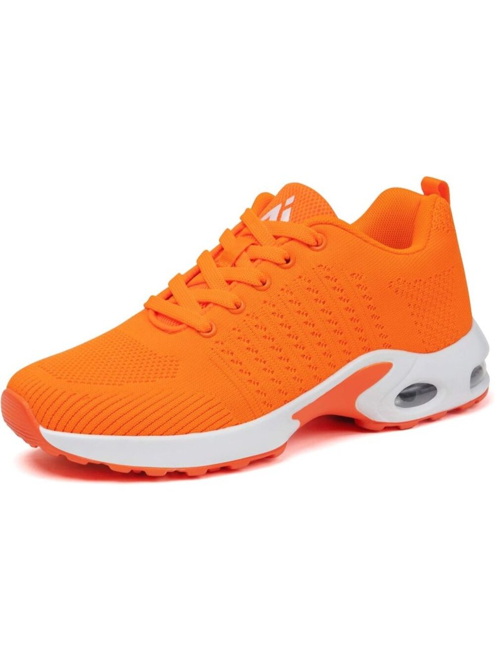 Women's Orange Air Cushion Running Athletic Mesh Sneakers Basketball Shoes